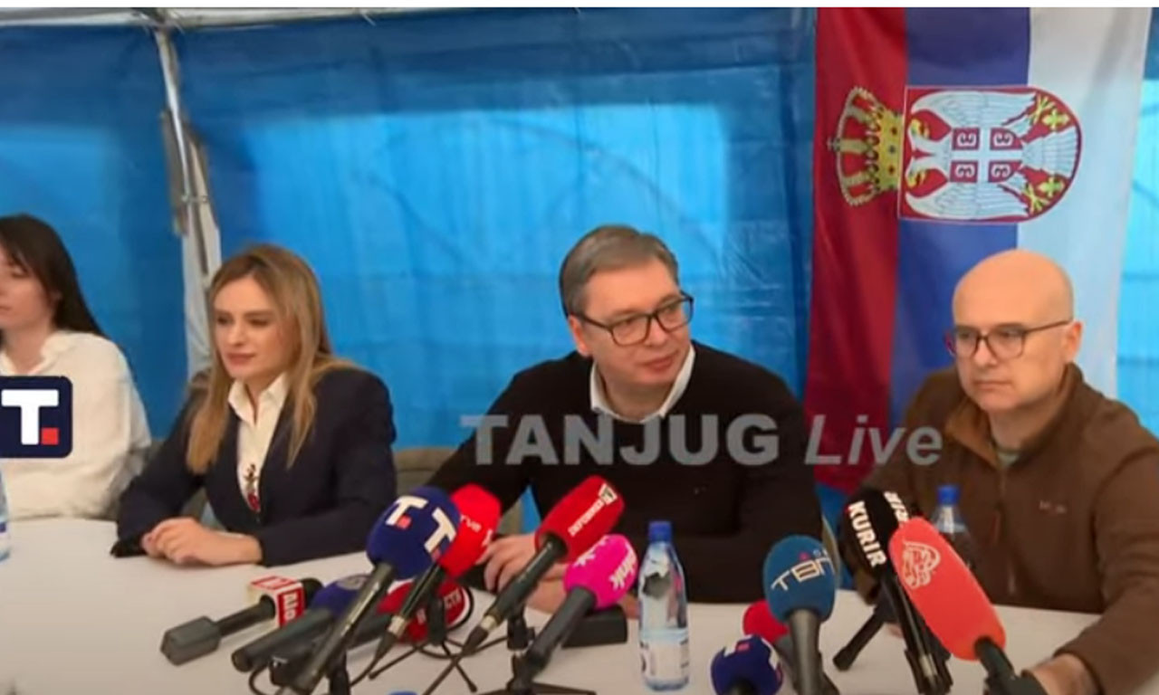 PREDSEDNIK VUČIĆ STUDENTIMA KOJI HOĆE DA UČE: Sačuvaćemo mir, a što se tiče blokade RTS-a...(VIDEO)