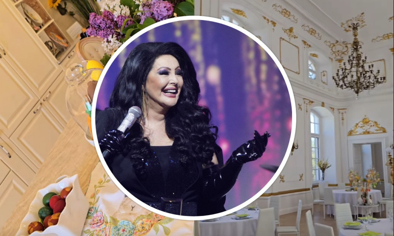 ZAVIRITE U RASKOŠNI DVORAC DRAGANE MIRKOVIĆ Ovako izgleda Vaskrs kod slavne pevačice! (FOTO+VIDEO)