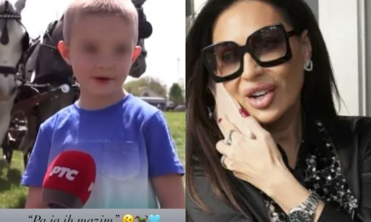 CECIN UNUK SE POJAVIO U DNEVNIKU NA RTS Mali Željko dao izjavu, Ceca se na njegove reči istopila (FOTO)