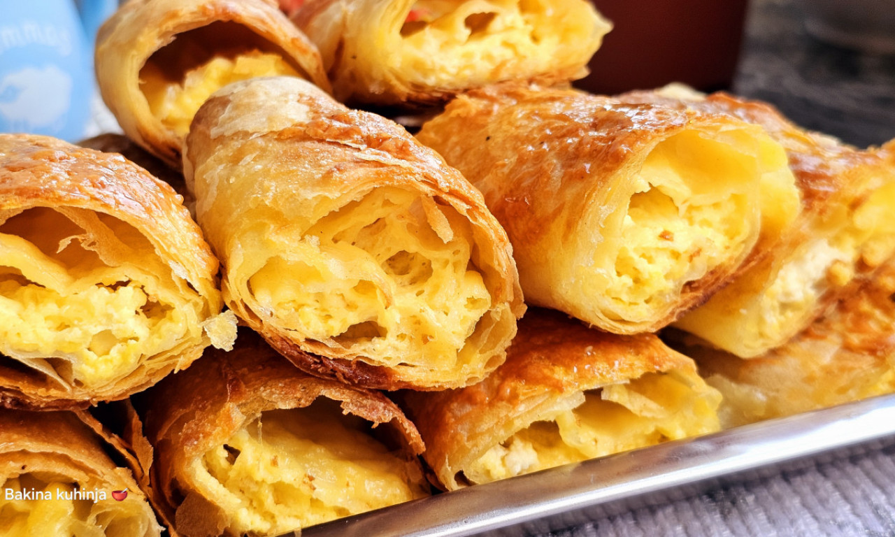 PITA SA SIROM IZ SNOVA! Hrskava spolja, mekana i sočna iznutra!