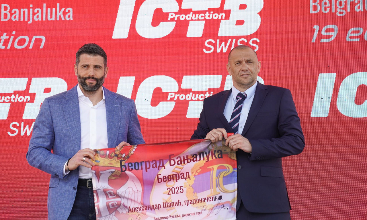 BRATSKI! Šapić otvorio biciklističku trku Beograd - Banjaluka, evo kako to izgleda (VIDEO)