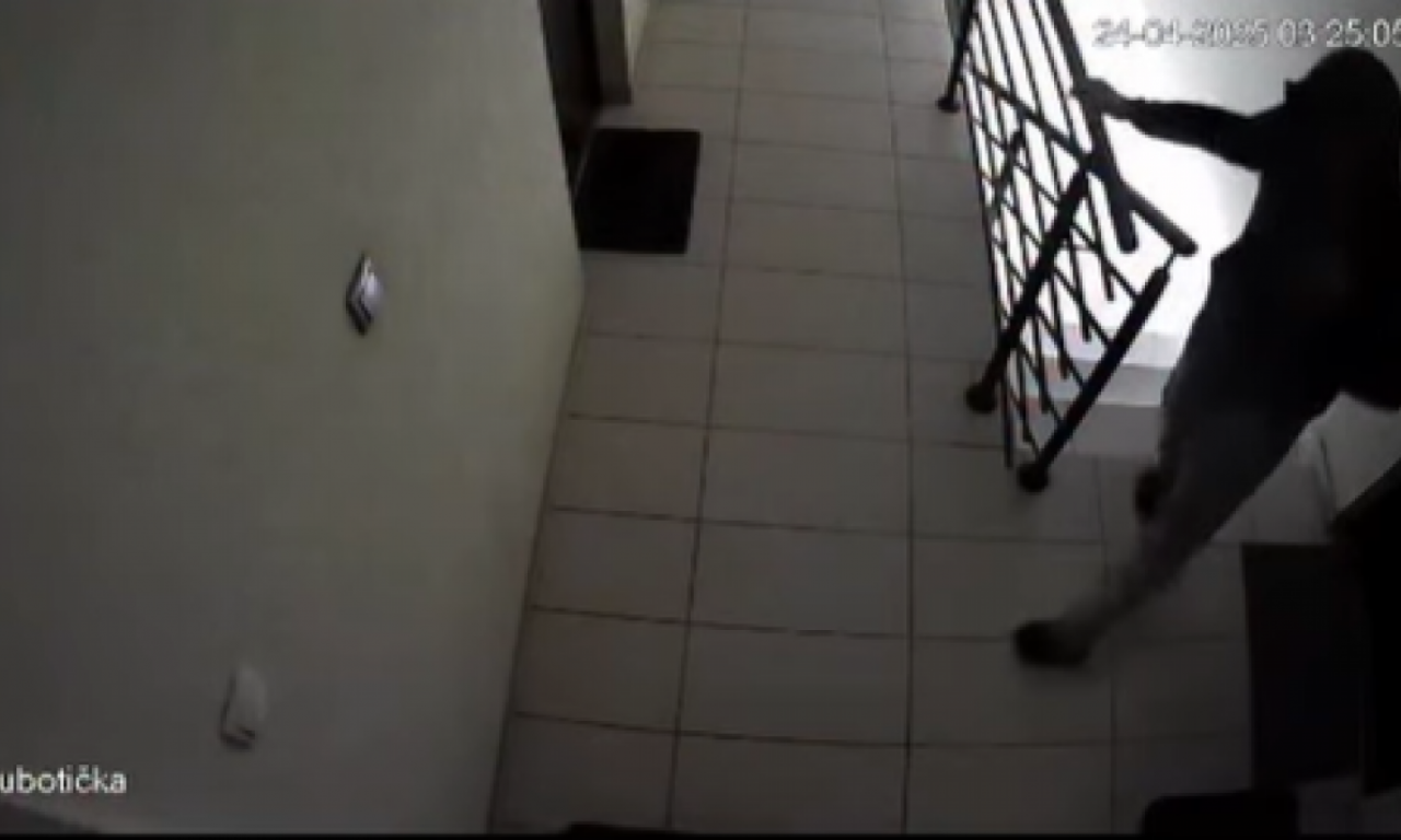 UPOZORENJE ZA STANOVNIKE TELEPA: Maskirani muškarac redom proverava stanove, sinoć je bio u ovoj ulici! (VIDEO)