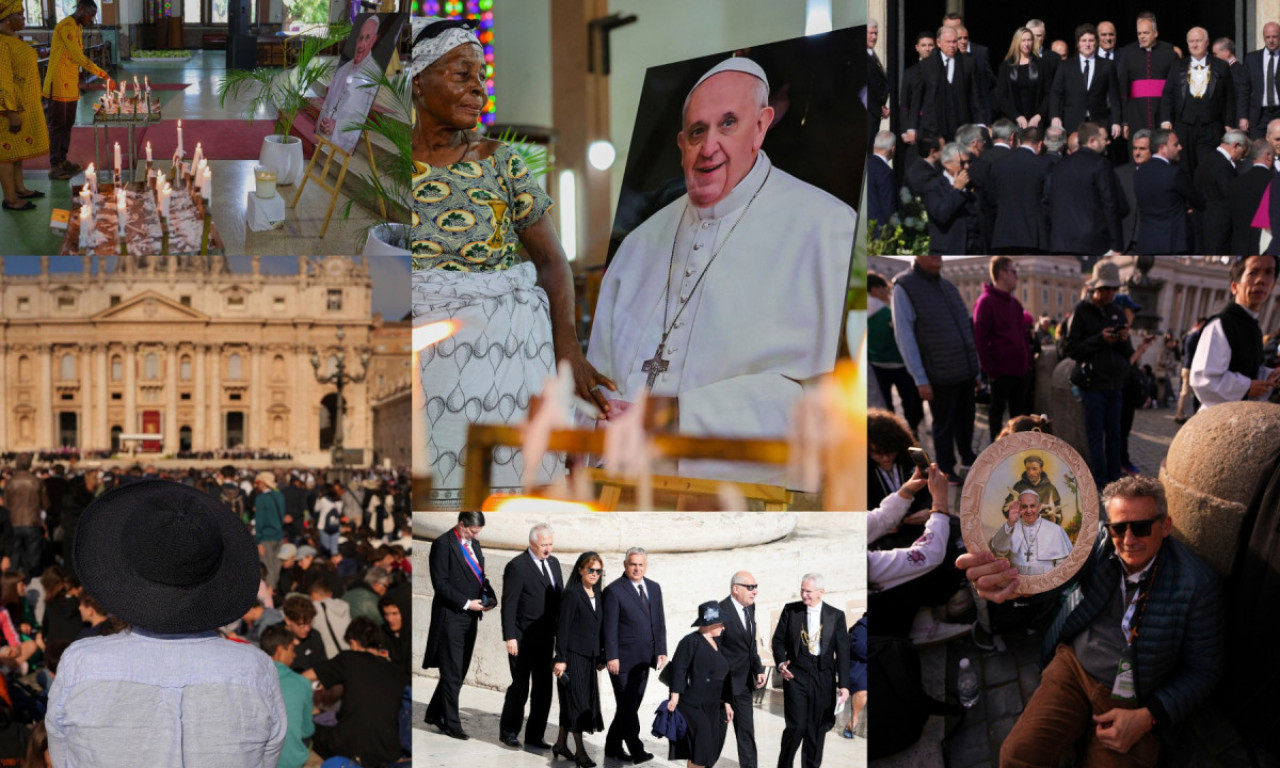 SAHRANJEN PAPA FRANJA Ovo su momenti koji su obeležili ceremoniju - sve oči uprte u Trampa i Zelenskog! (FOTO, VIDEO)