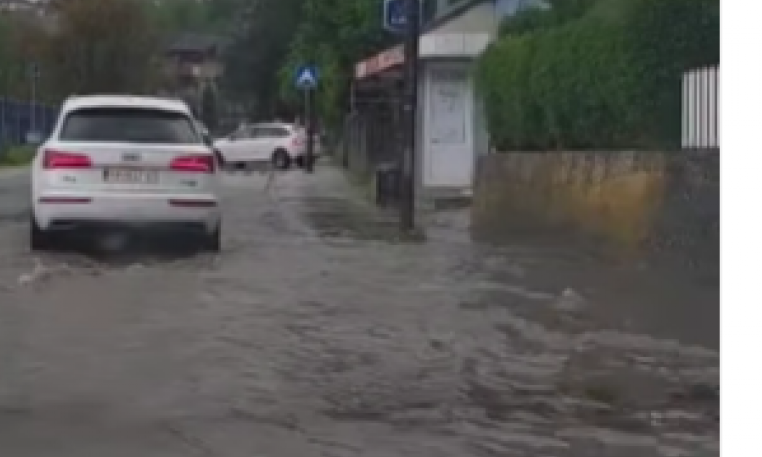 NASELJE KOD DONJEG MILANOVCA POD VODOM Današnje padavine bile obilne, poplavljene ulice i ne samo to ... (VIDEO)
