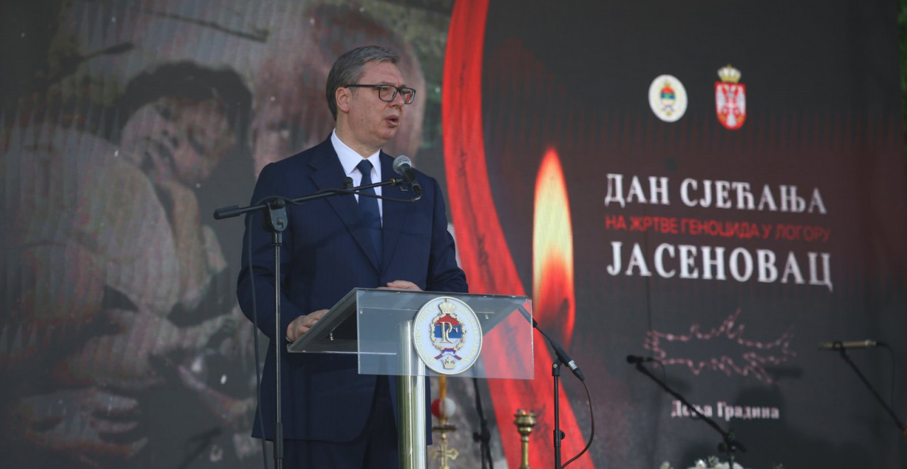 SRBIJA ODAJE POČAST ŽRTVAMA JASENOVCA Predsednik Vučić danas u Donjoj Gradini