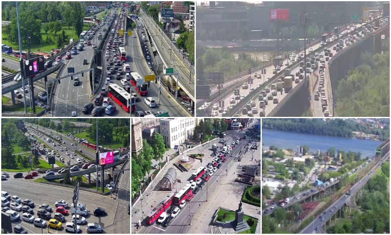 KOLAPS NA GAZELI, NASTAO HAOS Ne pomaže ni strpljenje! Na ovim deonicama je krkljanac (FOTO)