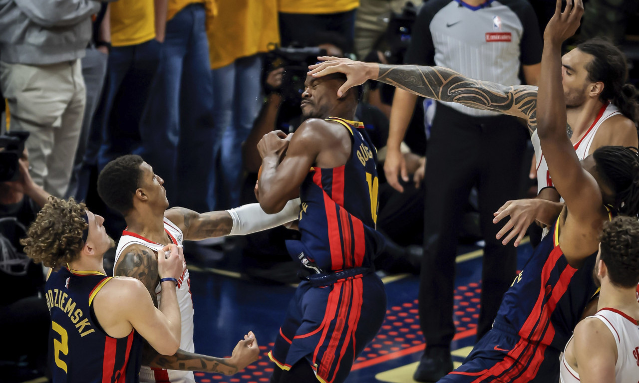 OPŠTI HAOS: Pucalo na sve strane u okršaju Golden stejta i Hjustona (VIDEO)