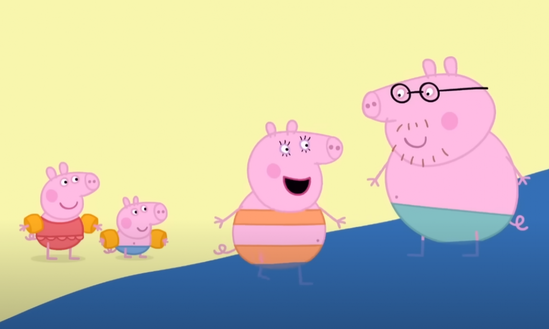 LUDNICA U CRTANOM SVETU Mama Prase je trudna i otkrila je pol bebe!