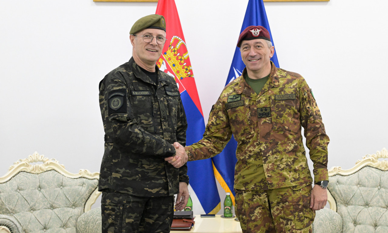 NAČELNIK GENERALŠTABA I KOMANDANT KFOR: Bezbednosna situacija na KIM i dalje nestabilna