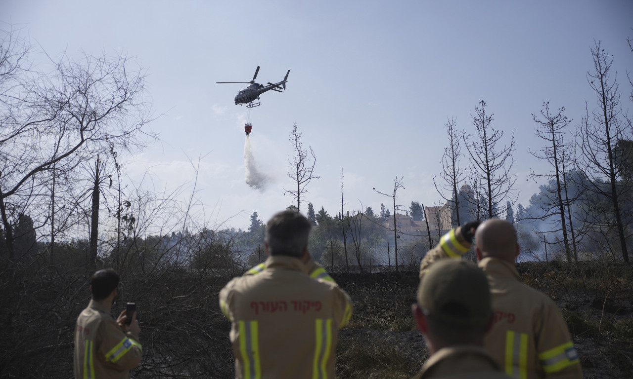 POŽAR NA BRDIMA JERUSALIMA STAVLJEN POD KONTROLU Uništeno oko 5.000 hektara zemlje