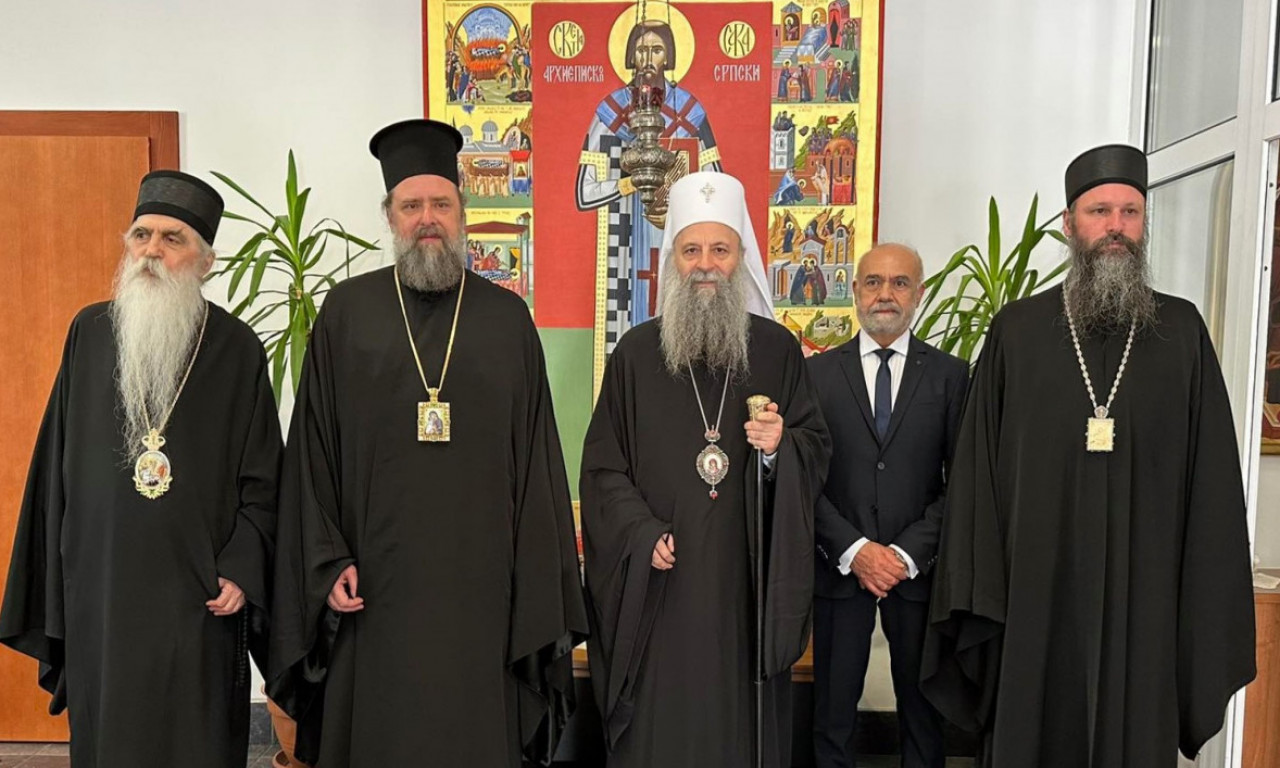 SUSRET PATRIJARHA PORFIRIJA I MITROPOLITA FILOTEJA Saradnja i jedinstvo Crkve u fokusu razgovora