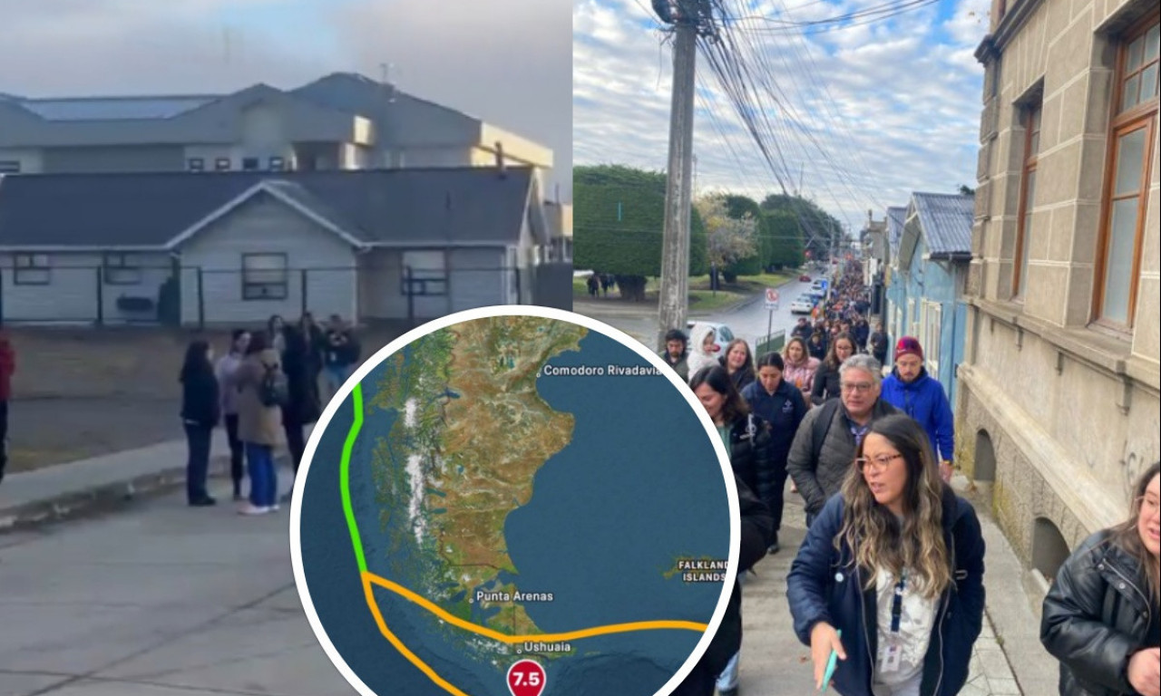 LJUDI PANIČNO BEŽE OD MOGUĆEG CUNAMIJA Prvni snimci razoronog zemljotresa, usled odrona podigla se prašina (VIDEO)