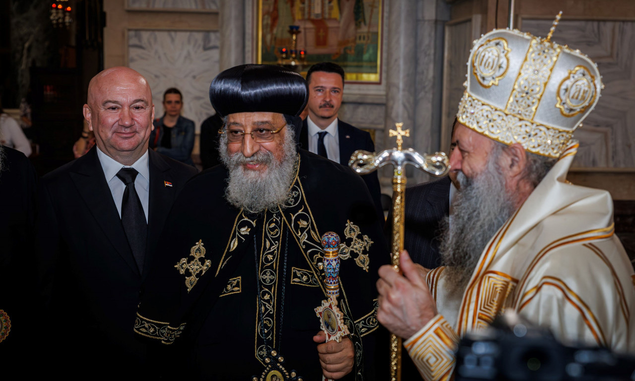 ISTORIJSKI SUSRET U HRAMU SVETOG SAVE: Porfirije i Tavardos II poslali poruku jedinstva pravoslavnog sveta