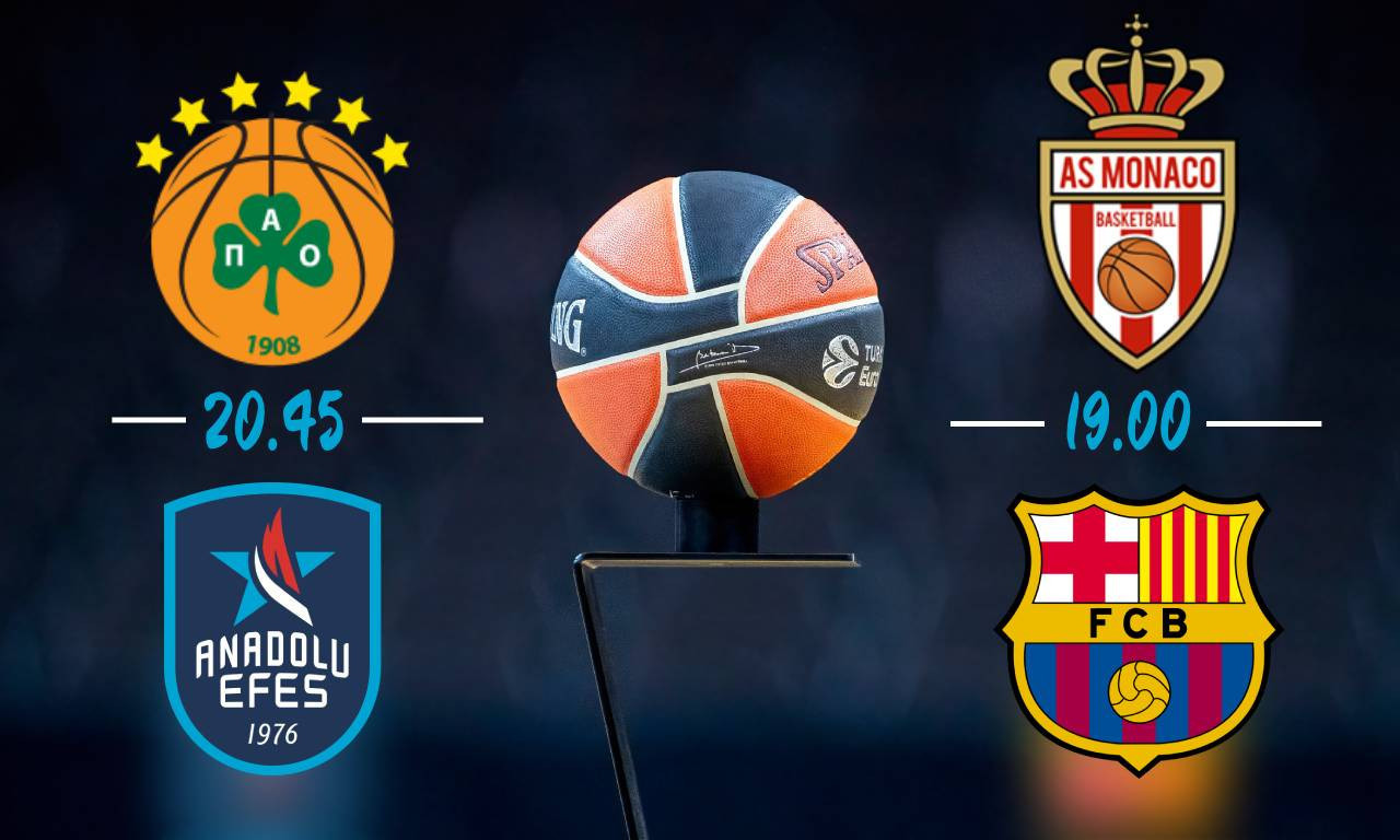 GOREĆE ATINA: PAO čeka Efes, ko preživi pričaće, Monako će ugostiti Barselonu