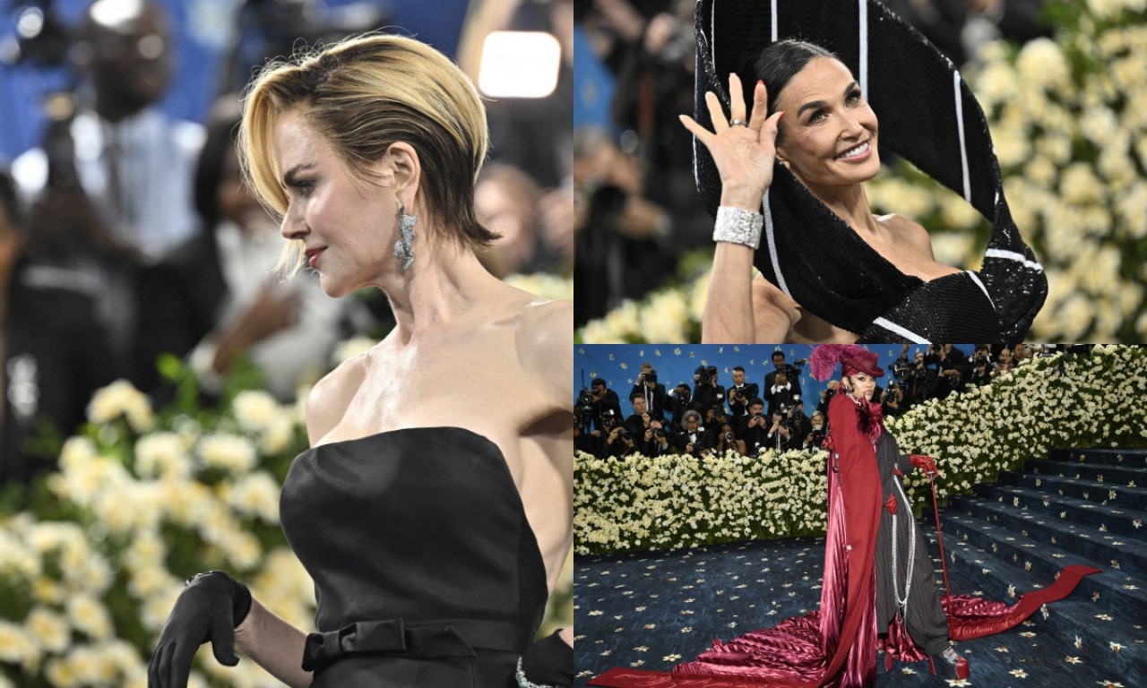 PEVAČ DOŠAO U JAKNI SA 15.000 BISERA, HAMILTON I KAMALA STIGLI PRVI Pogledajte fotogaleriju sa Met Gala svečanosti