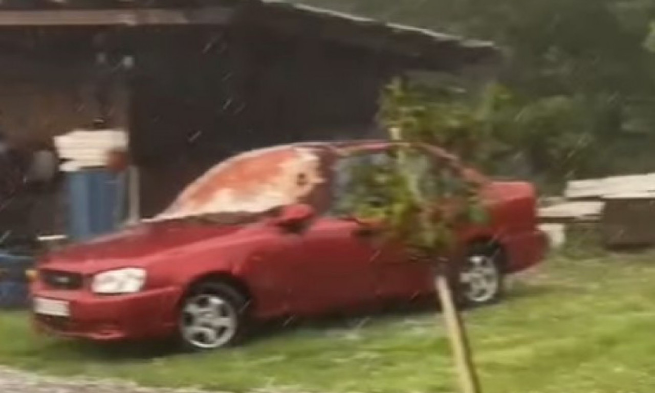 GRAD POBI SVE NA ĐURĐEVDAN Apokaliptični prizori u ovim delovima Srbije! (VIDEO)