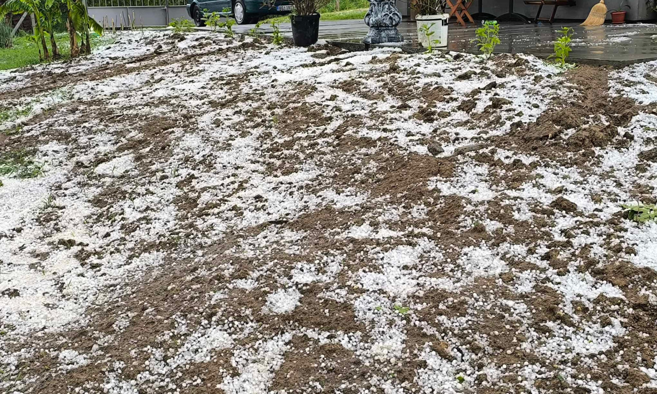 NEVEROVATAN PRIZOR IZ SREMČICE: Pogledajte šta je palo danas u ovom kraju (FOTO)