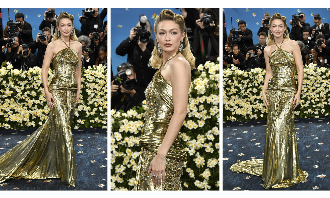ZLATNA BOGINJA MET GALE Điđi Hadid blistala u haljini dostojnoj filmske dive