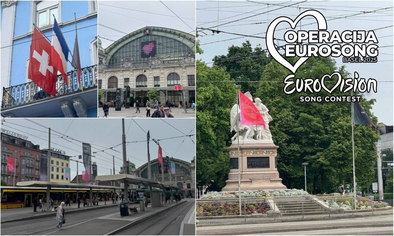 EKSKLUZIVNO! EVROVIZIJSKA GROZNICA U BAZELU  Zastave svuda, radnje rade duže, očekuje se fanovsko ludilo! (FOTO+VIDEO)