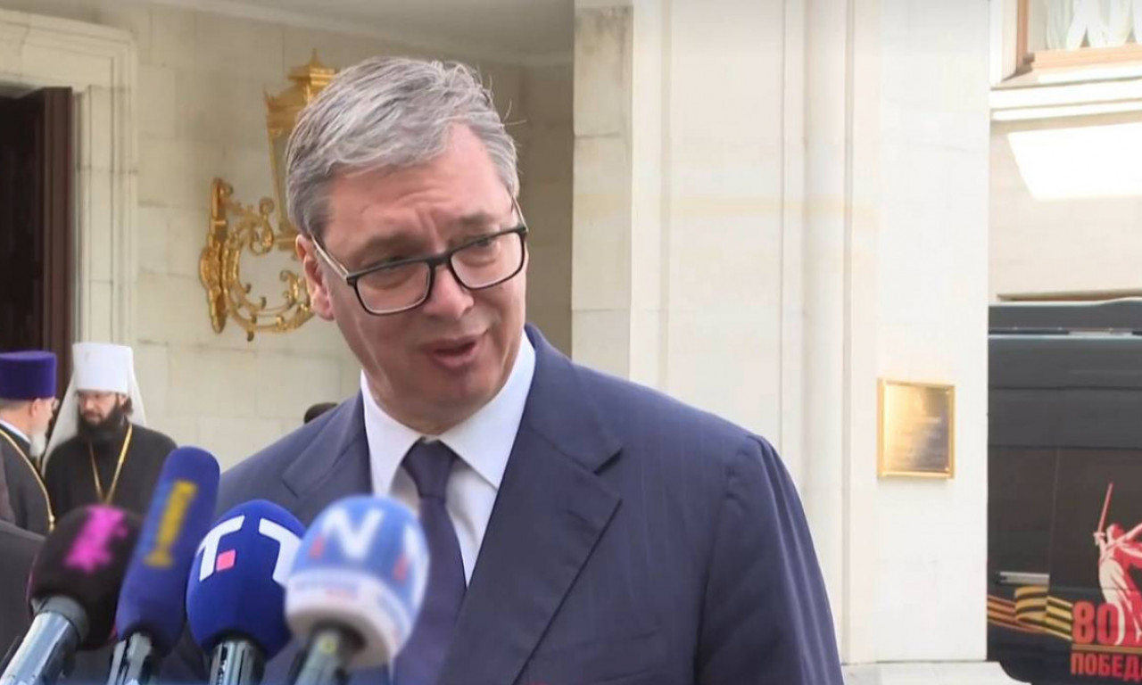 "TEŽE PODNOSIM OVU TERAPIJU" Vučić u Moskvi otkrio kako se oseća posle svega