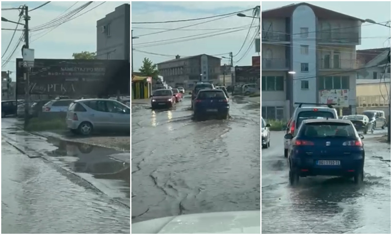 PUT U BEOGRADU POTPUNO POPLAVLJEN U prestonici haos - evo na šta to liči! (VIDEO)