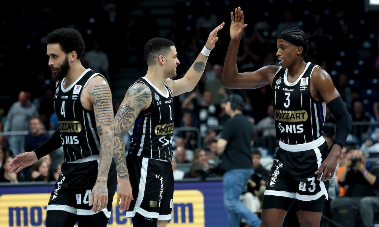 PARTIZAN PREŽIVEO SUBOTICU: Crno-beli se namučili protiv Spartaka, plasirali se u polufinale ABA lige!