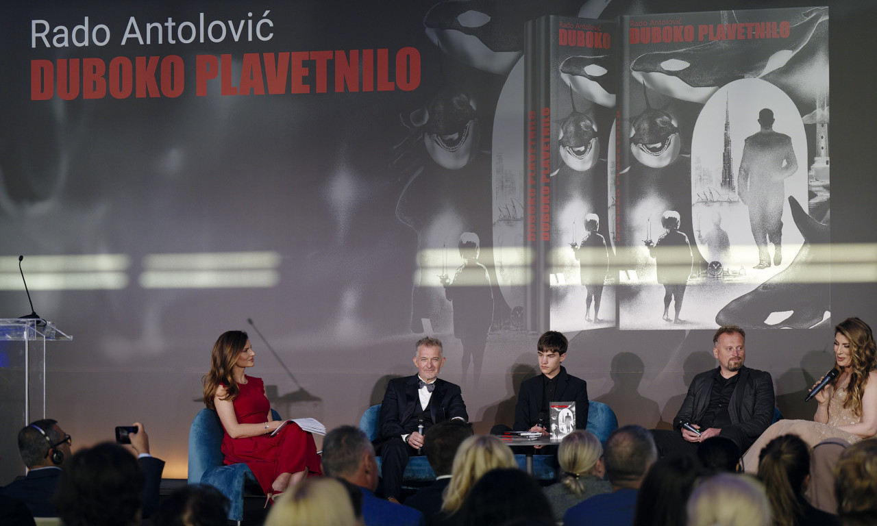 VEČE KADA JE BEOGRAD MIRISAO NA MORE Promocija knjige „Duboko plavetnilo“ kapetana Rada Antolovića