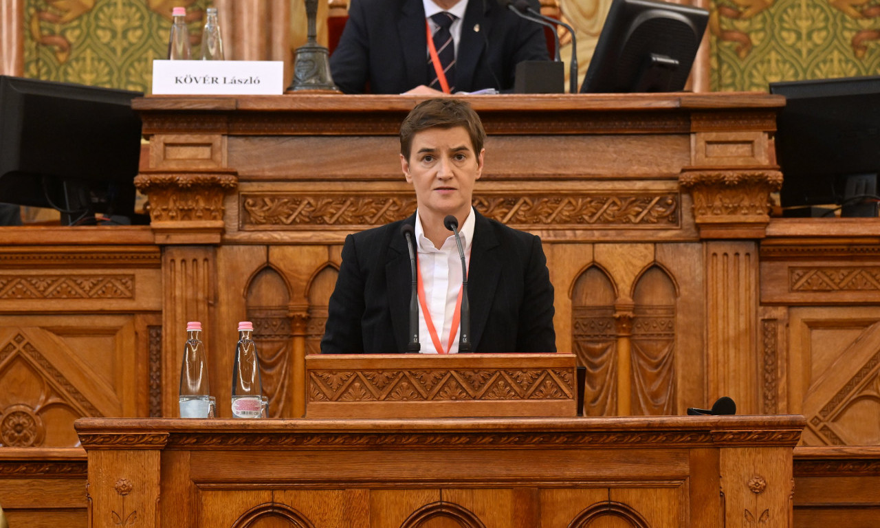 "SRBIJA TEŽI DA UĐE U EU KAO POUZDAN PARTNER" Brnabić se obratila iz Budimpešte, a evo šta je rekla o klasterima