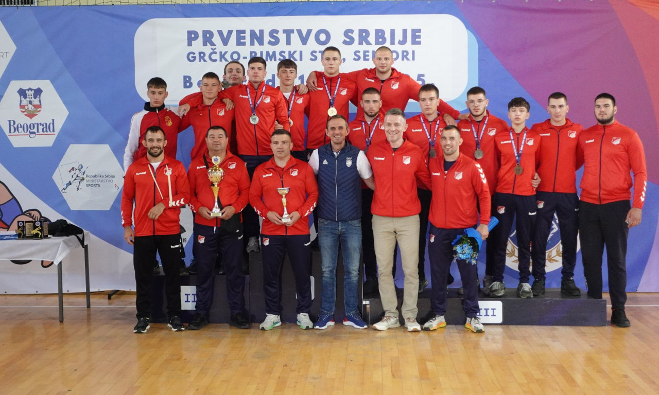 ZVRŠENO POJEDINAČNO PRVENSTVO SRBIJE: Rvačima Proletera četiri zlata