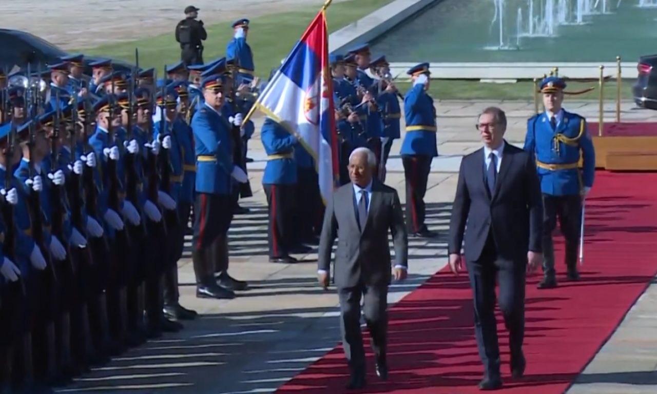 SVEČANO U PALATI SRBIJA Predsednik Vučić sa prvim čovekom Evropskog saveta Antonijom Koštom