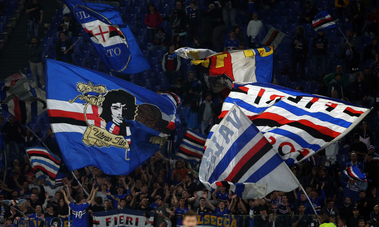 TUŽNO: Velika Sampdorija gde su se proslavili Miha, Boškov, Deki i drugi Srbi, ispala u Seriju C