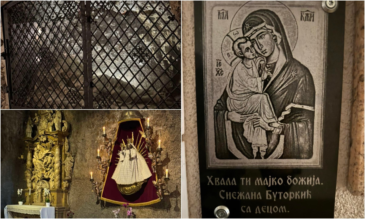 VODITELJ K1TV POSETIO SVETO MESTO U ŠVAJCARSKOJ: Na zidovima poruke zahvalnosti Bogorodici iz celog sveta (FOTO+VIDEO)