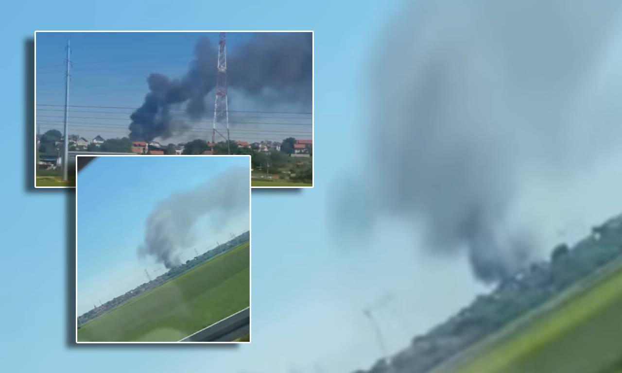 VATRENA STIHIJA GUTA STOLARSKU RADNJU! Ogroman požar u Surčinu (VIDEO)