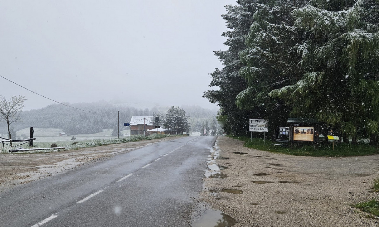 SNEG VEJE KAO DA JE JANUAR Građani u šoku, pogledajte nestvarne slike iz Srbije (FOTO + VIDEO)