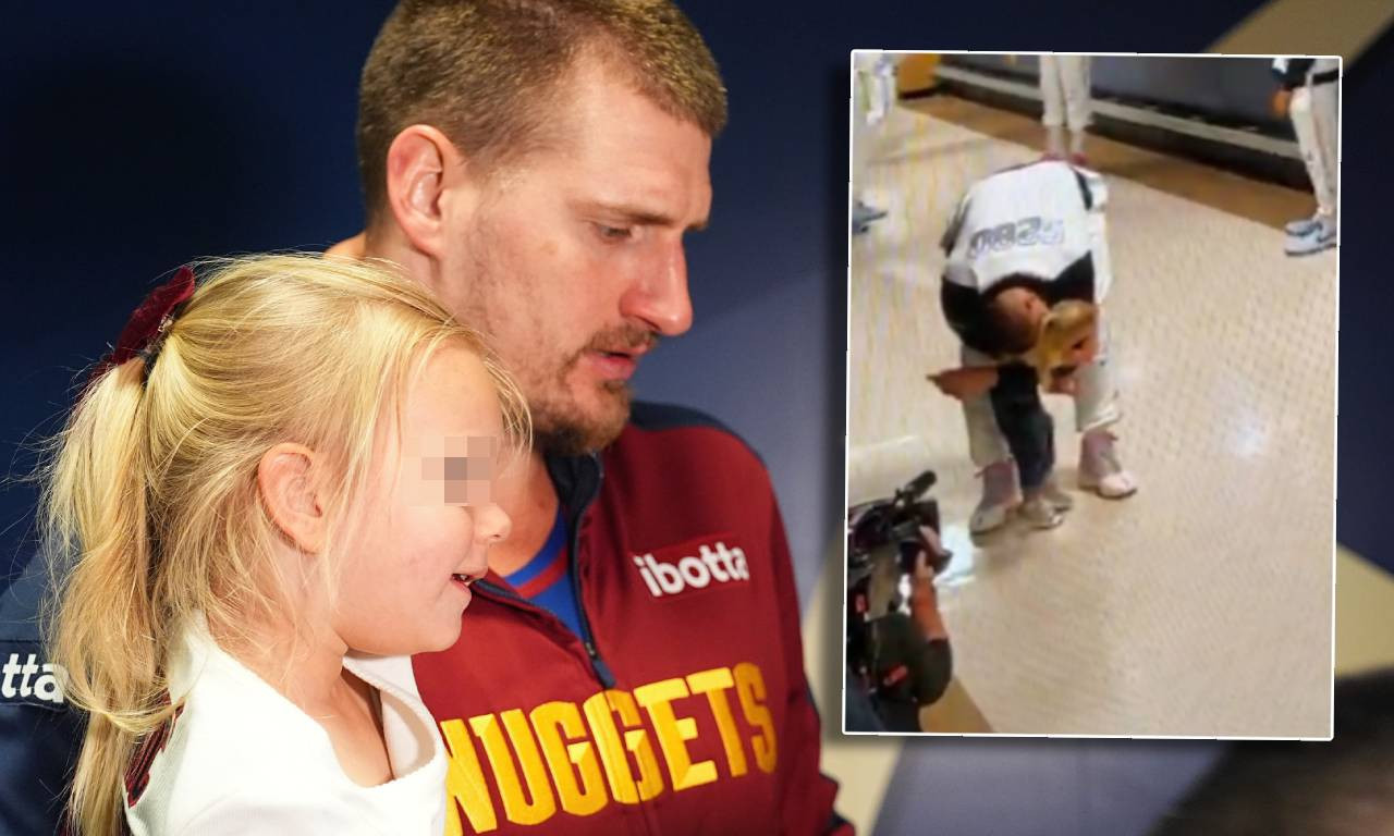 DIV I PRINCEZA: Kad Jokić zagrli  ćerkicu, to je prava ljubav (VIDEO)