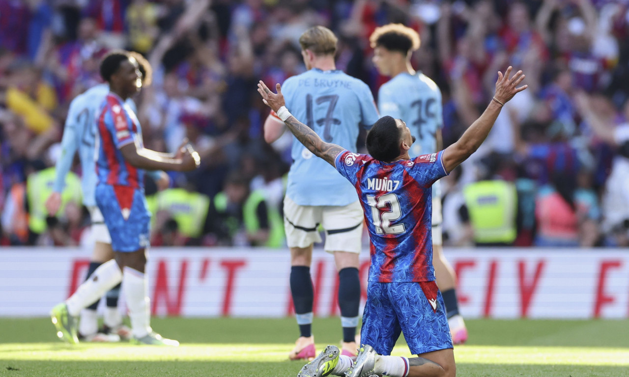 SENZACIJA U ENGLESKOJ: Kristal Palas uzeo FA Kup i ostavio Siti bez trofeja! (FOTO/VIDEO)