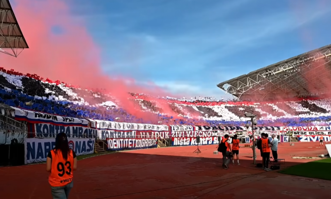 "PI*KE MALE, BILI BISTE PRVACI..." Ovo budi jezu! Pogledajte poruku splitske Torcide svojim igračima (FOTO)