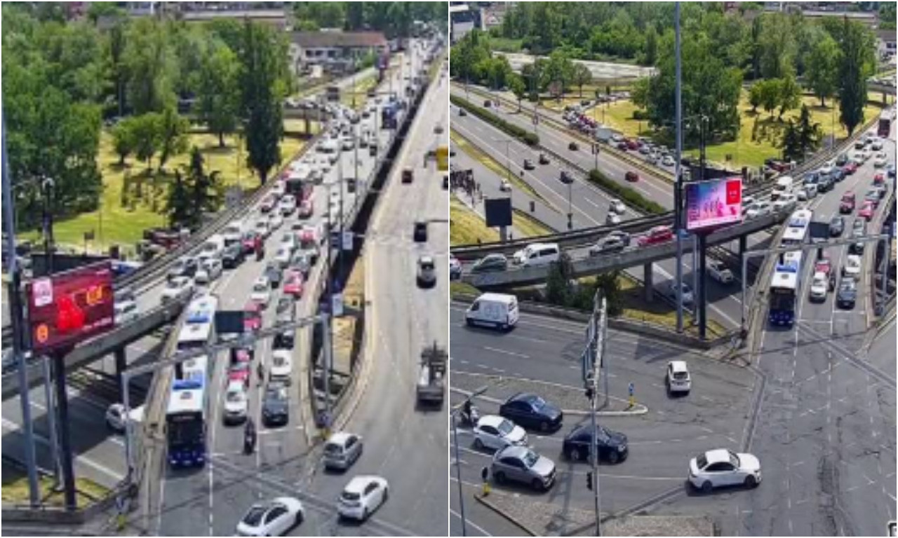 UDES PARALISAO AUTOKOMANDU! Stvaraju se paklene gužve - zaobiđite ovaj deo grada (FOTO)