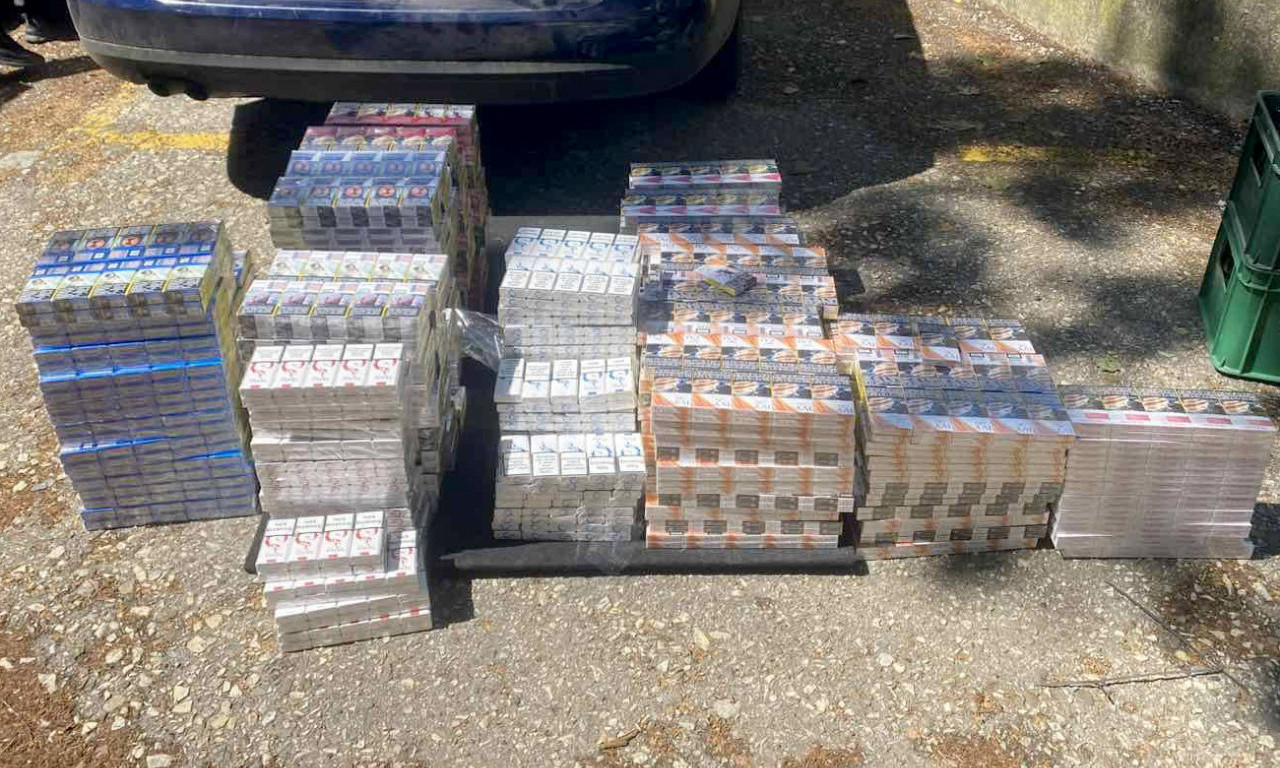VELIKA ZAPLENA KOD RUME! Uhapšen muškarac iz Novog Pazara zbog šverca cigareta