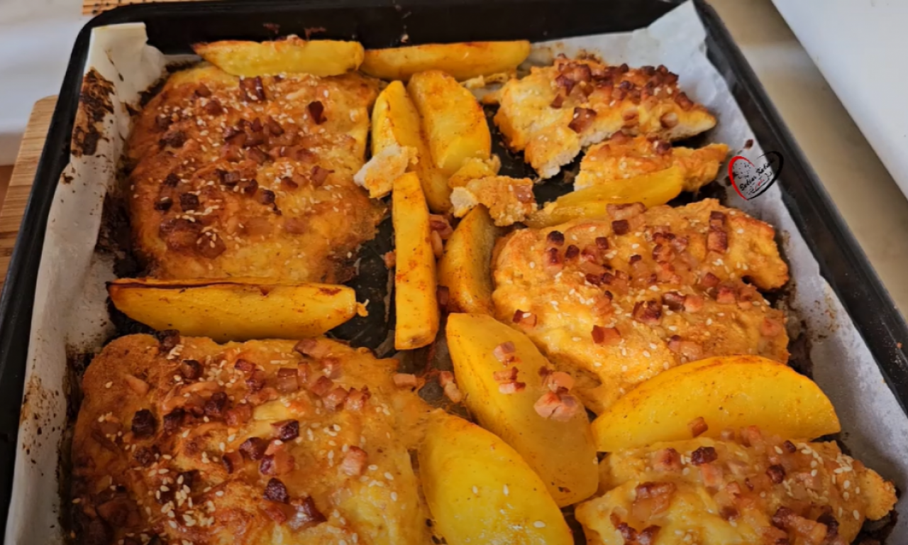 ŠNICLE SA KAČKAVALJEM I SLANINICOM Pečene do savršenstva a ukus koji osvaja!