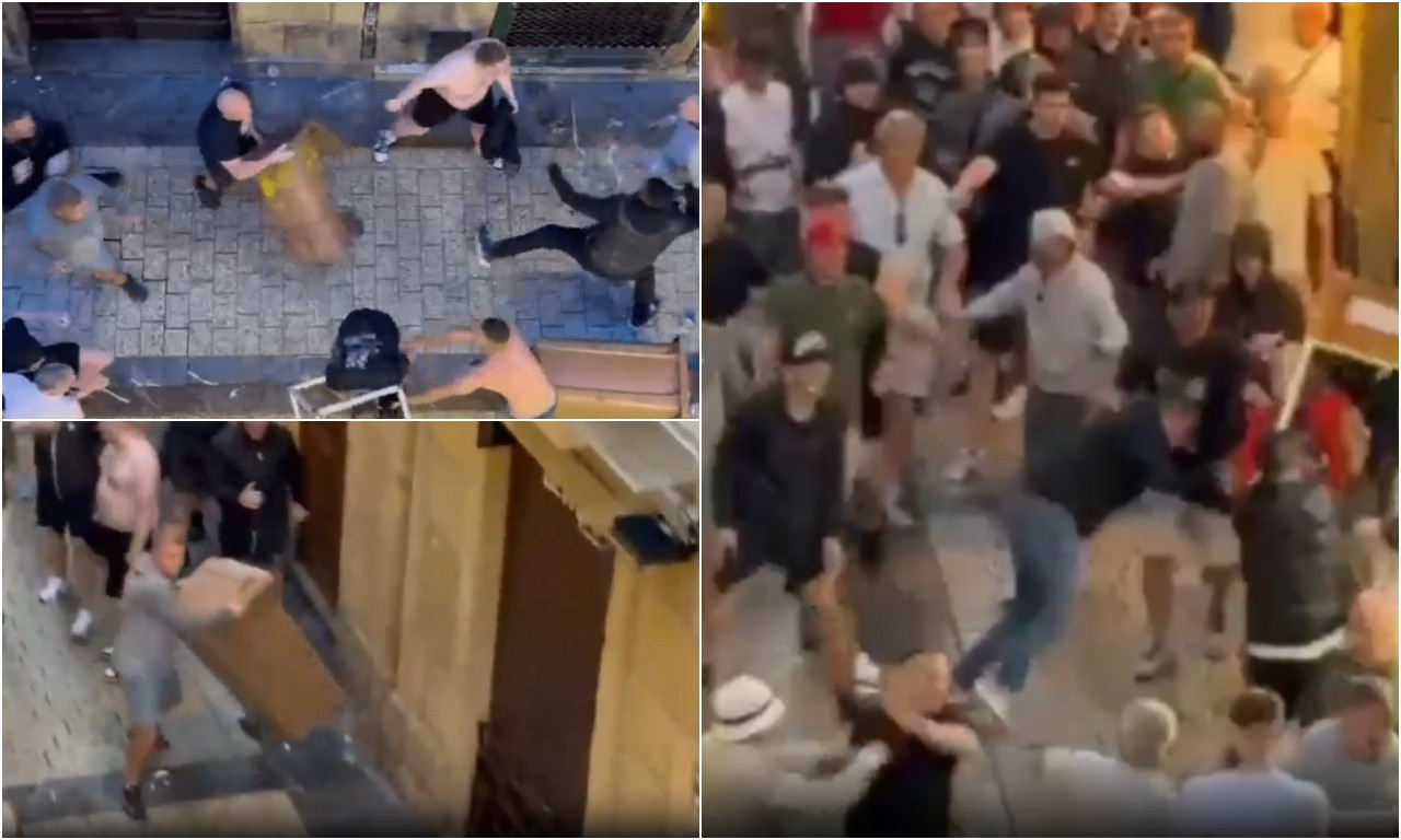 HAOS NA ŠPANSKIM ULICAMA: Navijači Junajteda i Totenhema u žestokom obračunu (FOTO+VIDEO)