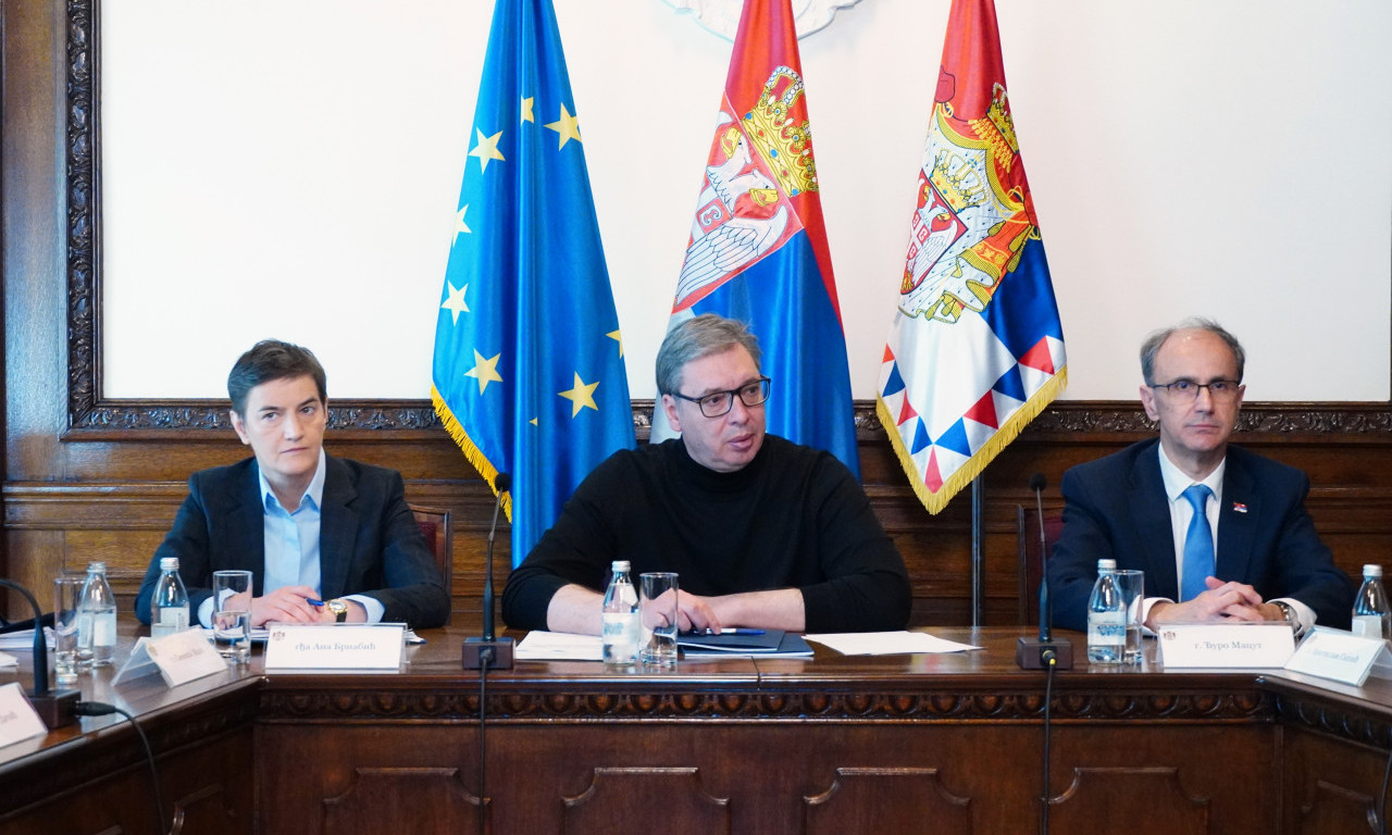 VUČIĆ, MACUT, BRNABIĆ I DAČIĆ NA ČELU U toku sednica Saveta za nacionalnu bezbednost (FOTO)