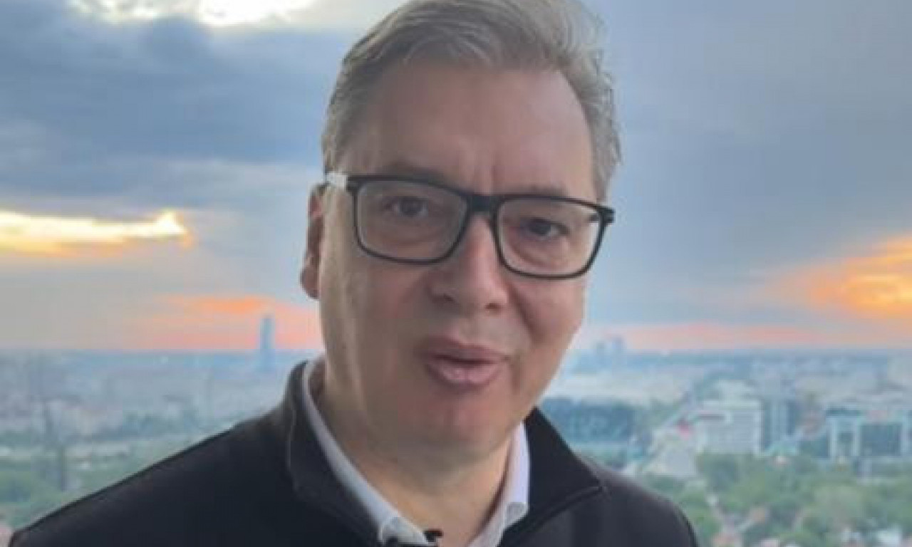 VUČIĆEVA MOĆNA PORUKA SA KULE BEOGRAD: Evo na šta je ponosan predsednik Srbije! (VIDEO)