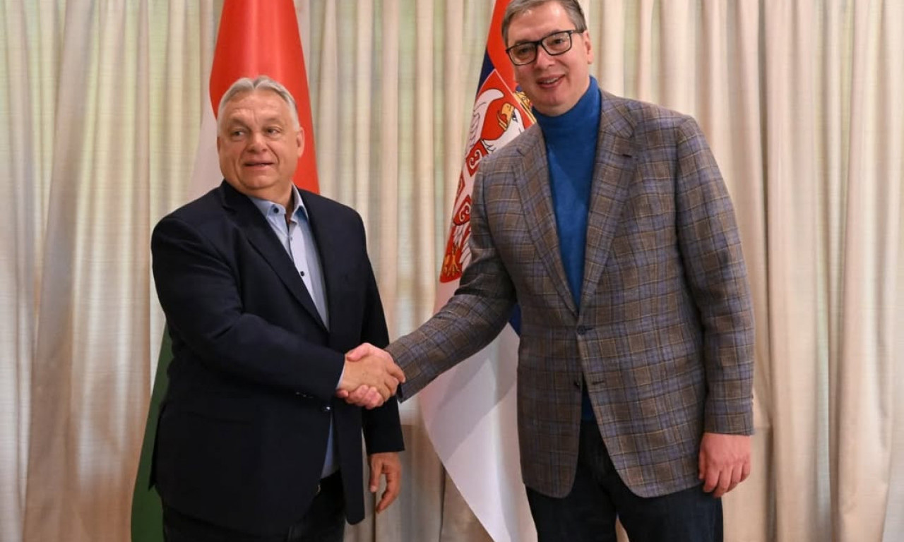 VUČIĆ SA ORBANOM: "Imamo najbolje odnose u istoriji Srbije i Mađarske" (VIDEO)