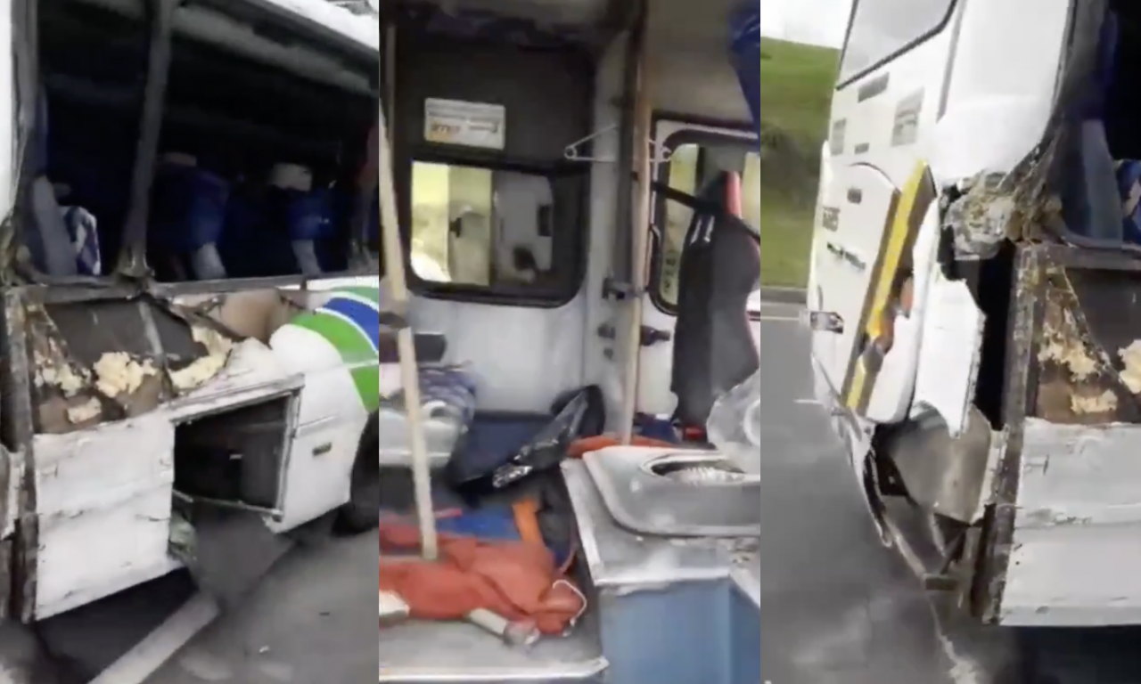 SLIKE STUDENATA PRE JEZIVE NESREĆE STEŽU DUŠU Autobus pao sa mosta - veliki broj mrtvih na auto-putu La Linea (VIDEO)