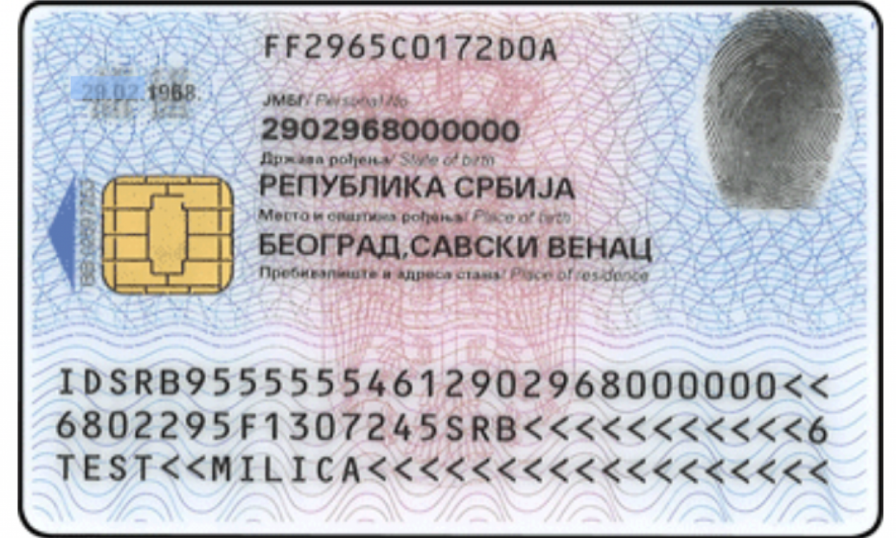 KOLIKO LJUDI LIČI NA VAS, ILI NEŠTO SASVIM DRUGO... Šta zapravo znači misteriozni broj na poleđini lične karte?