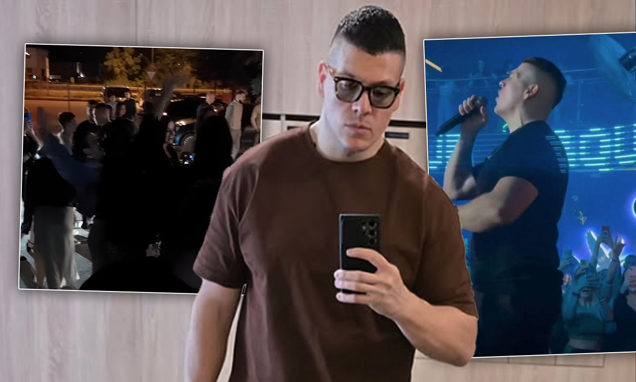 PREKINUT NASTUP SLOBE RADANOVIĆA U SARAJEVU Stigla dojava o bombi, publika pevala ispred kluba (FOTO)