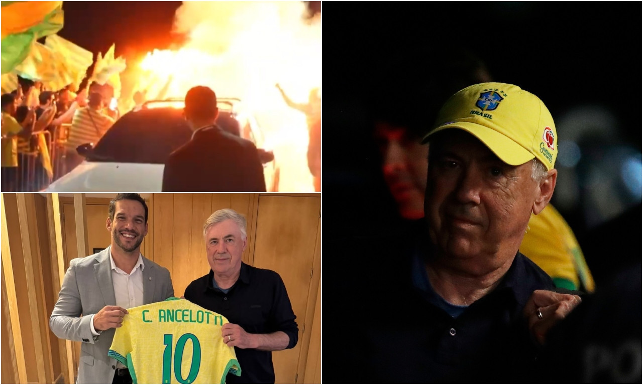 KAKAV DOČEK: Ančeloti je čovek koji će "dići Brazil iz pepela" (VIDEO)