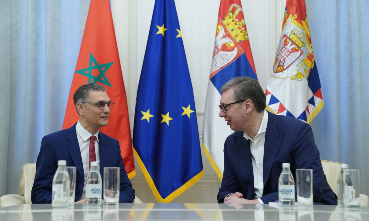VUČIĆ SE SASTAO SA AMBASADOROM MAROKA Zahvalio mu se na jačanju bilateralnih odnosa (FOTO)