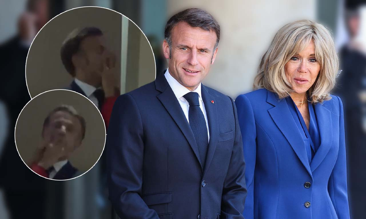 MAKRONU SUPRUGA LUPILA ŠAMARČINU Skandal epskih razmera! Pogledajte trenutak o kom bruji planeta (VIDEO)